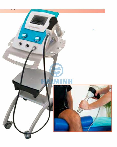 Máy điều trị bằng sóng xung kích sử dụng công nghệ E.S.A áp lực điều chỉnh 5Bar